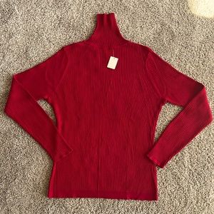 Red Turtleneck Sweater